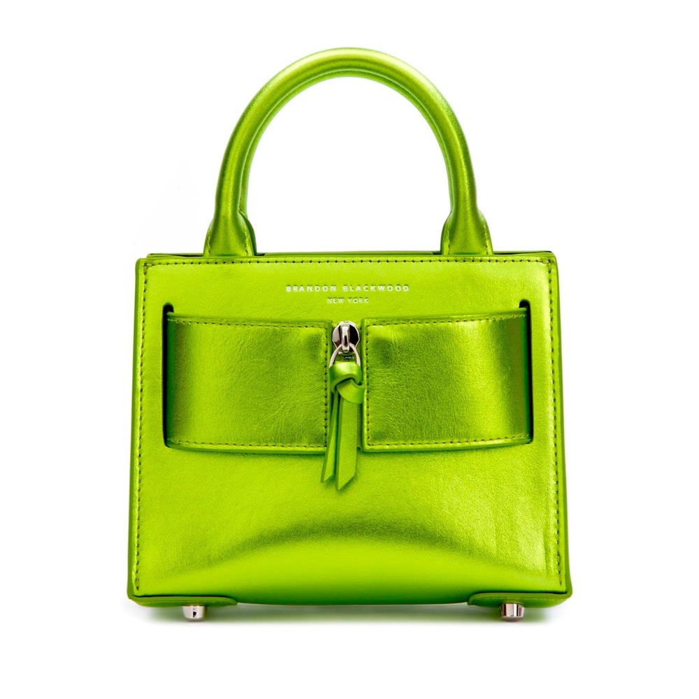 Brandon Blackwood Kuei Bag | Metallic Green Leather